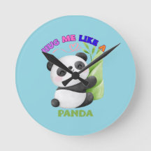 🕒 Panda Time Tags – Tick Tock with Cuteness! 🐼