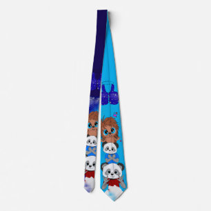 Panda Together Tie