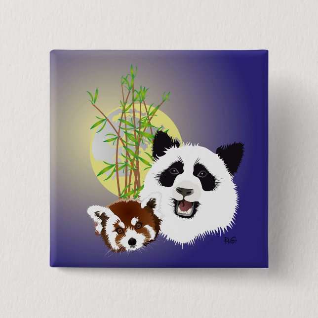 Panda Treffen Buttons (Front)