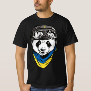 Panda Ukrainian flag ukraine  ukrainian souvenir   T-Shirt