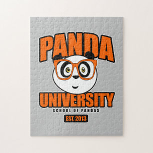 Panda University - Orange Jigsaw Puzzle