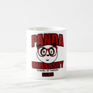 Panda University - Red Coffee Mug