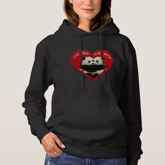  Panda Valentine's Hoodie (Front)