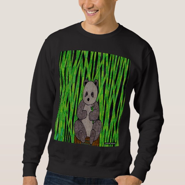Panda (vivid) - Men's Sweatshirt (Front)