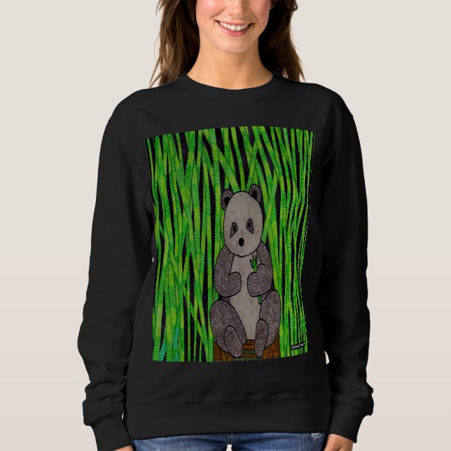 Panda (vivid) - Women's Sweatshirt (Front)