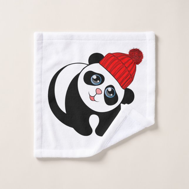 panda wash towel (Wash Cloth)
