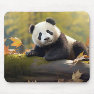 Panda Wild Animal Tranquil Peaceful Mouse Pad