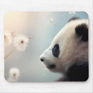 Panda Wild Animal Tranquil Peaceful Mouse Pad