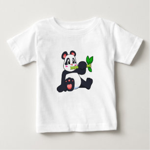 Panda with Bamboo Baby T-Shirt