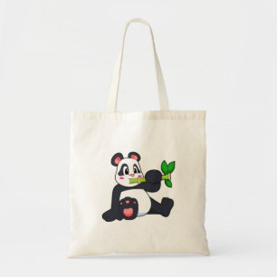 Panda with Bamboo Tote Bag