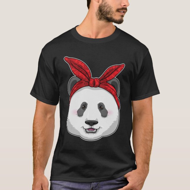 Panda with Bandanna T-Shirt (Front)