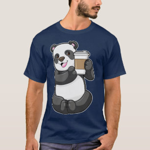 Panda with Coffee to go T-Shirt