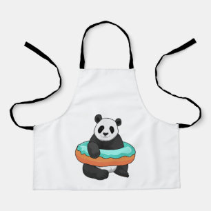 Panda with Donut Apron