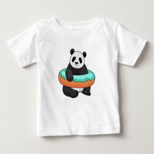 Panda with Donut Baby T-Shirt