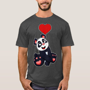 Panda with Heart T-Shirt