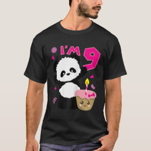 Panda With Kawaii Cake 9 Py T-Shirt