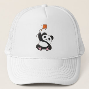 Panda with Kite Trucker Hat
