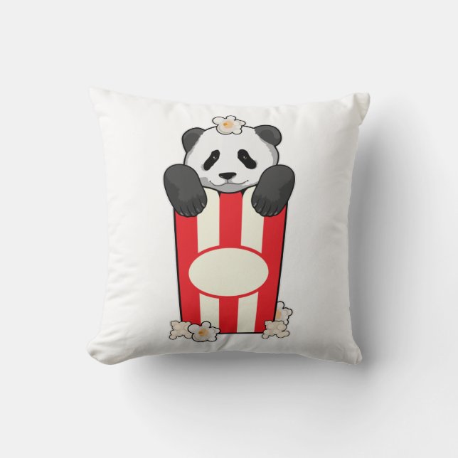 Panda with Popcorn Cushion (Front)