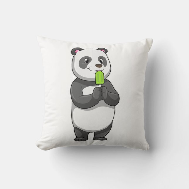 Panda with Popsicle Cushion (Front)