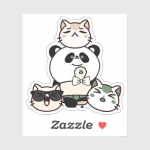 Panda with Prosthetic Leg and Cat Squad