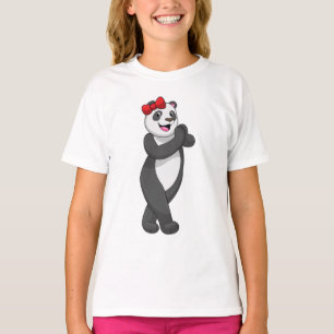 Panda with Ribbon T-Shirt