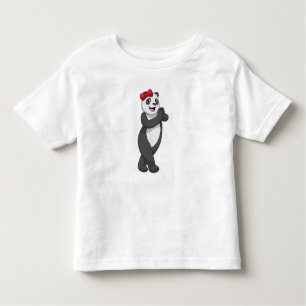 Panda with Ribbon Toddler T-Shirt