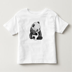 Panda with Soccer ball Toddler T-Shirt