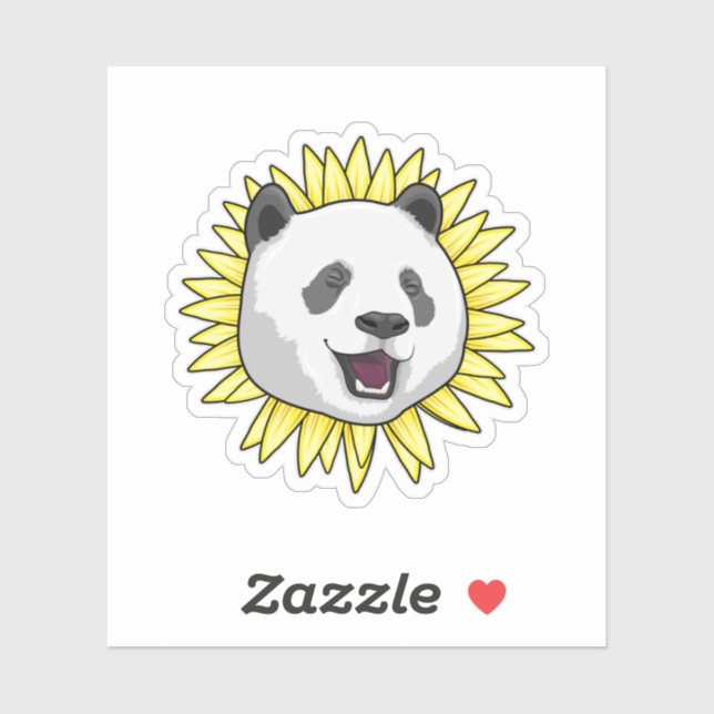 Panda with Sunflower (Sheet)