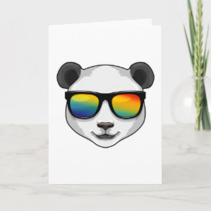 Panda with Sunglasses Card