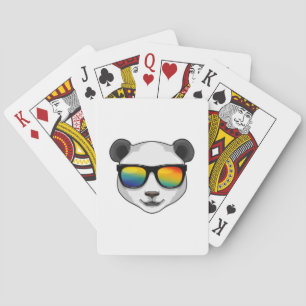 Panda with Sunglasses Playing Cards