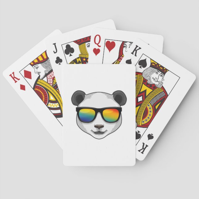 Panda with Sunglasses Playing Cards (Back)