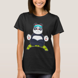 Panda Yoga Fitness Meditation T-Shirt