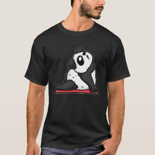 Panda Yoga Namaste Spiritual Meditation Chakra T-Shirt