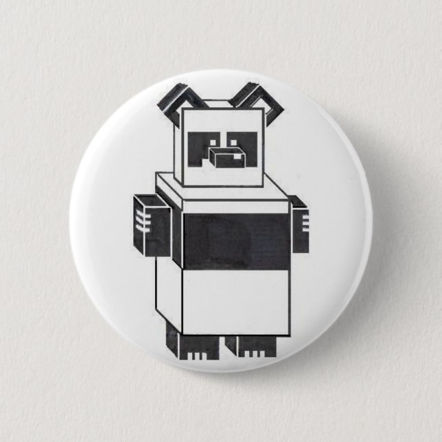 Pandabot Button 2.25" (Front)