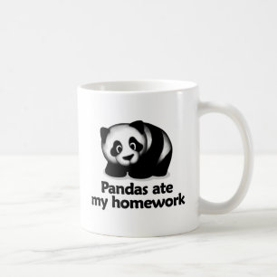 Pandas ate my homework coffee mug