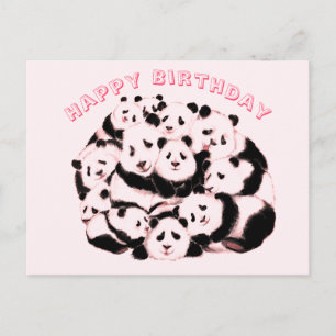 Pandas Birthday Card