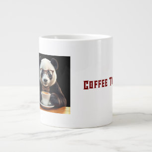 Panda's Coffee Break Large Coffee Mug