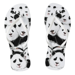 Pandas Flip Flops