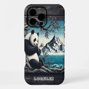 Panda's Forest Haven: Bamboo Feast iPhone 16 Pro Max Case