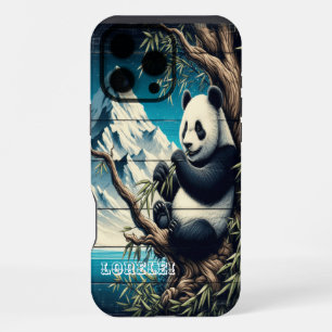 Panda's Forest Hideaway: Bamboo Delight iPhone 16 Pro Max Case
