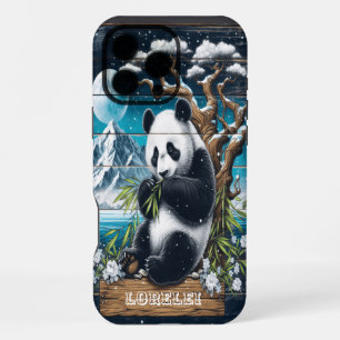 Panda's Forest Sanctuary: Bamboo Nourishment iPhone 16 Pro Max Case