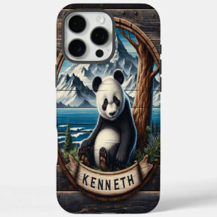 Panda's Hidden Sanctuary: Bamboo Satisfaction iPhone 16 Pro Max Case