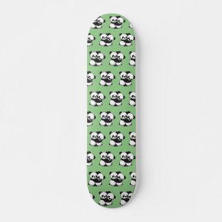 Pandas Hugging  Skateboard
