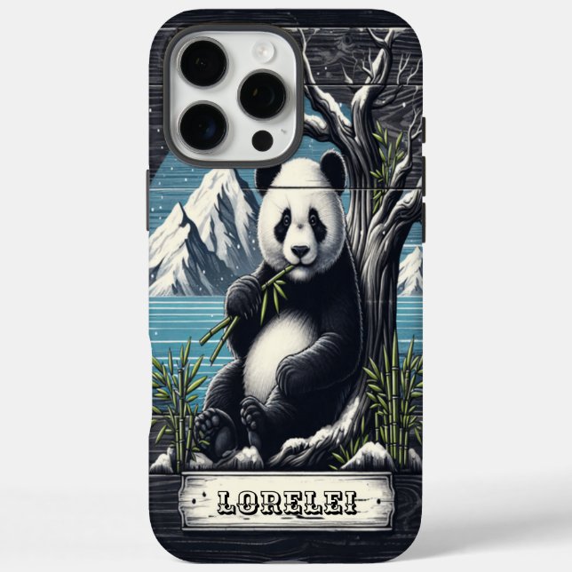Panda's Mountain Retreat: Bamboo Pleasure Case-Mate iPhone Case (Back)