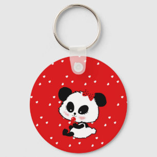 pandas "panda bears" "panda bear baby" "kawaii pan key ring
