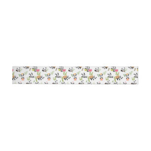 Panda's Pattern Wrap Around Label