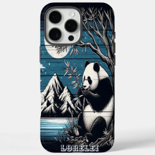 Panda's Quiet Nook: Bamboo Satisfaction iPhone 16 Pro Max Case