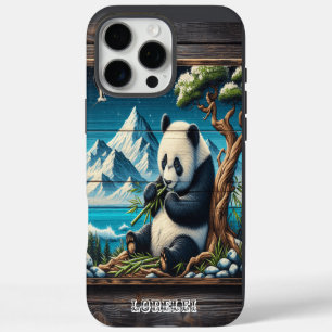 Panda's Secluded Nook: Bamboo Pleasure iPhone 16 Pro Max Case