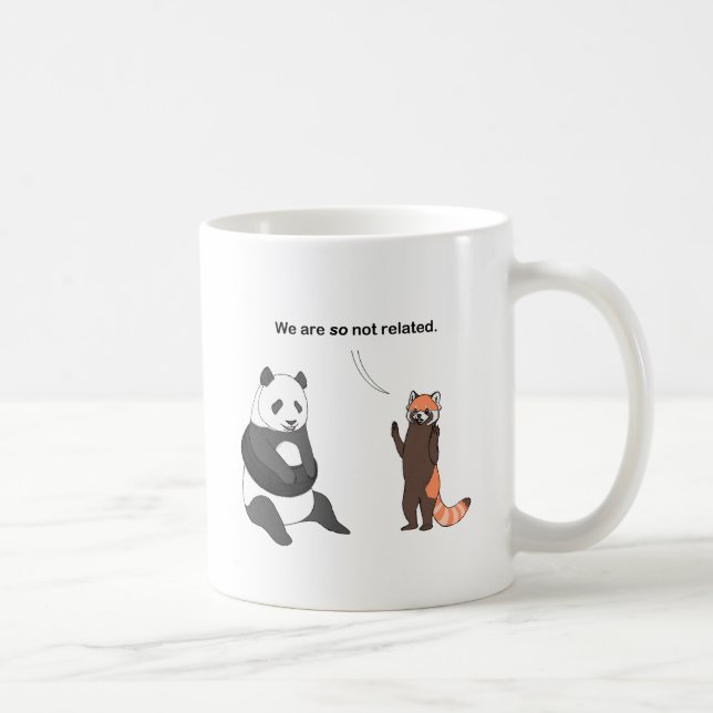 Pandas: So Not Related Mug (Right)