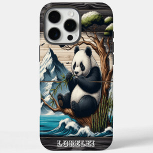 Panda's Wooded Nook: Bamboo Snack iPhone 16 Pro Max Case